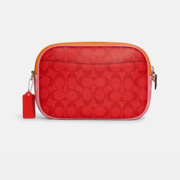 Coach Signature Coated Canvas Camera Bag - Picture 5 of 8